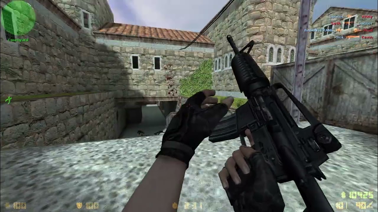 CS Condition Zero Cbble Stone CZ, against hard bot 15 round match as a CT force.