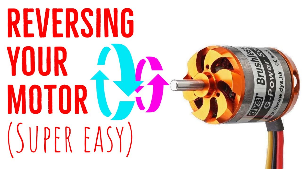 Just Swap Any 2 of 3 wires 🔄  How to Change Brushless Motor Spin Direction (Reverse Rotation)