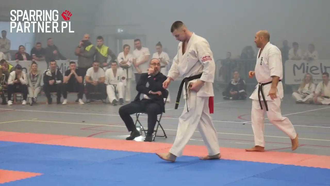Jakub Tęcza vs Arkadiusz Sieczka finał -85 kg Kwalifikacje do ME Shinkyokushin Mielno 2023