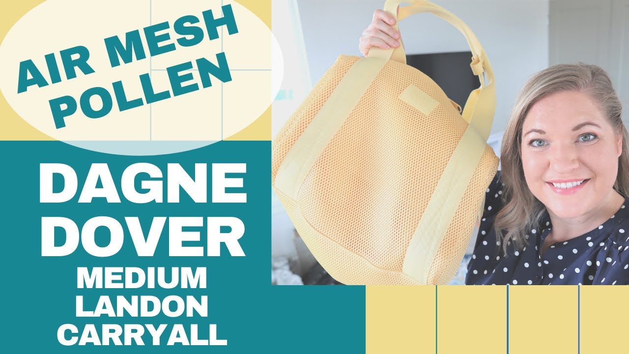 Dagne Dover Medium Landon Carryall in Air Mesh Pollen