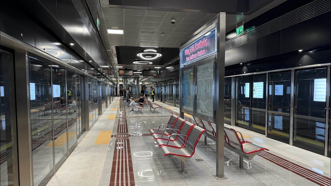 Thessaloniki Metro Station Tour Part 1: New Railway Station and Dimokratias