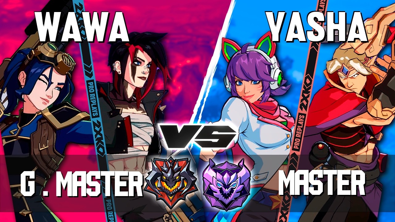 2XKO ▰ WAWA (Vi-Caitlyn) vs YASHA (Ahri-Yasuo) ▰ 2XKO Pro level replays