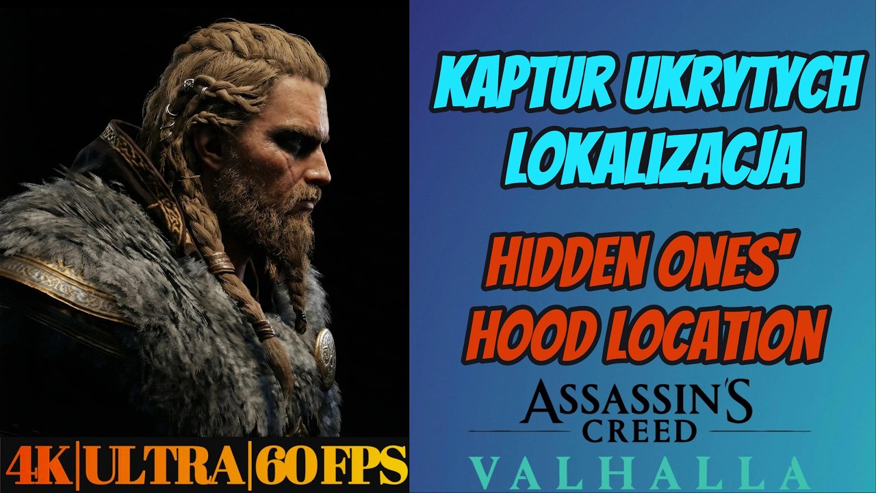 Assassin’s Creed Valhalla | Kaptur Ukrytych Lokalizacja | Hidden Ones' Hood Location | Walkthrough