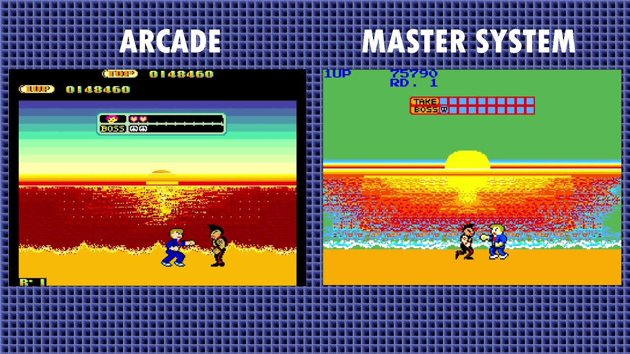 Arcade Vs Master System - My Hero