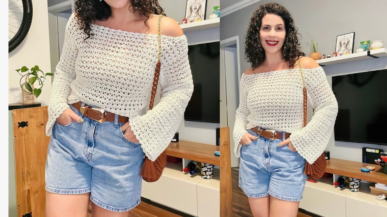 Blusa Ciganinha por Sandra Brum | Tutorial Passo a Passo Completo