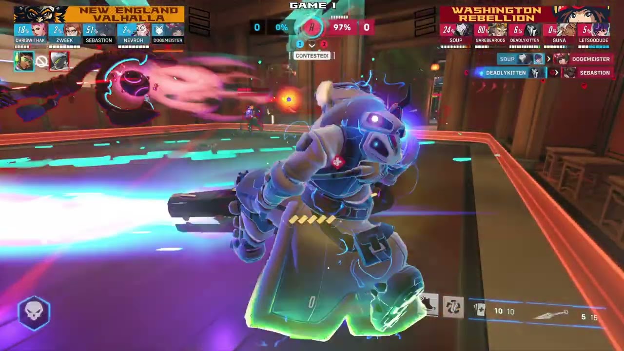 New England Valhalla vs Washington Rebellion! UR: OW S9 Emerald Playoffs Round 1!