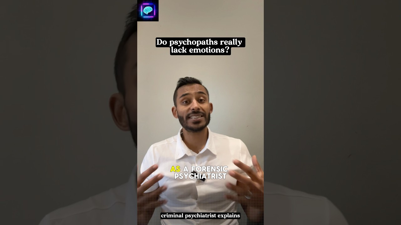 Do psychopaths really lack emotions? #psychiatry #psychopaths #shorts #explained