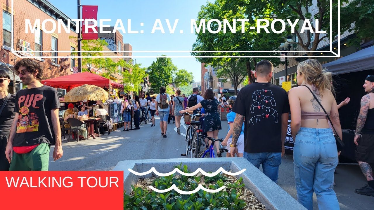 Walking in Montreal's Famous Streets: #1- Av. Mont-Royal #walking #travel #Montreal #Mont-Royal