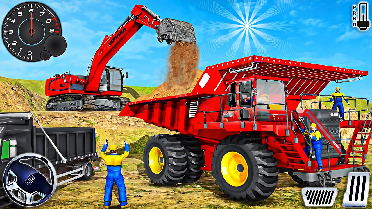 Heavy Excavator and Bulldozer Driving - City Construction Simulator 3D | Android Gameplay