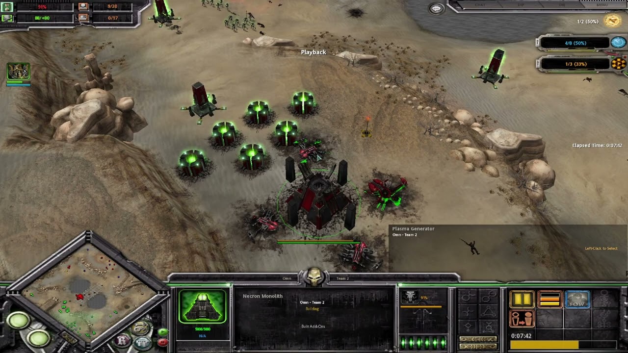 Necrons vs Imperial Guard 1v1 Unification Mod