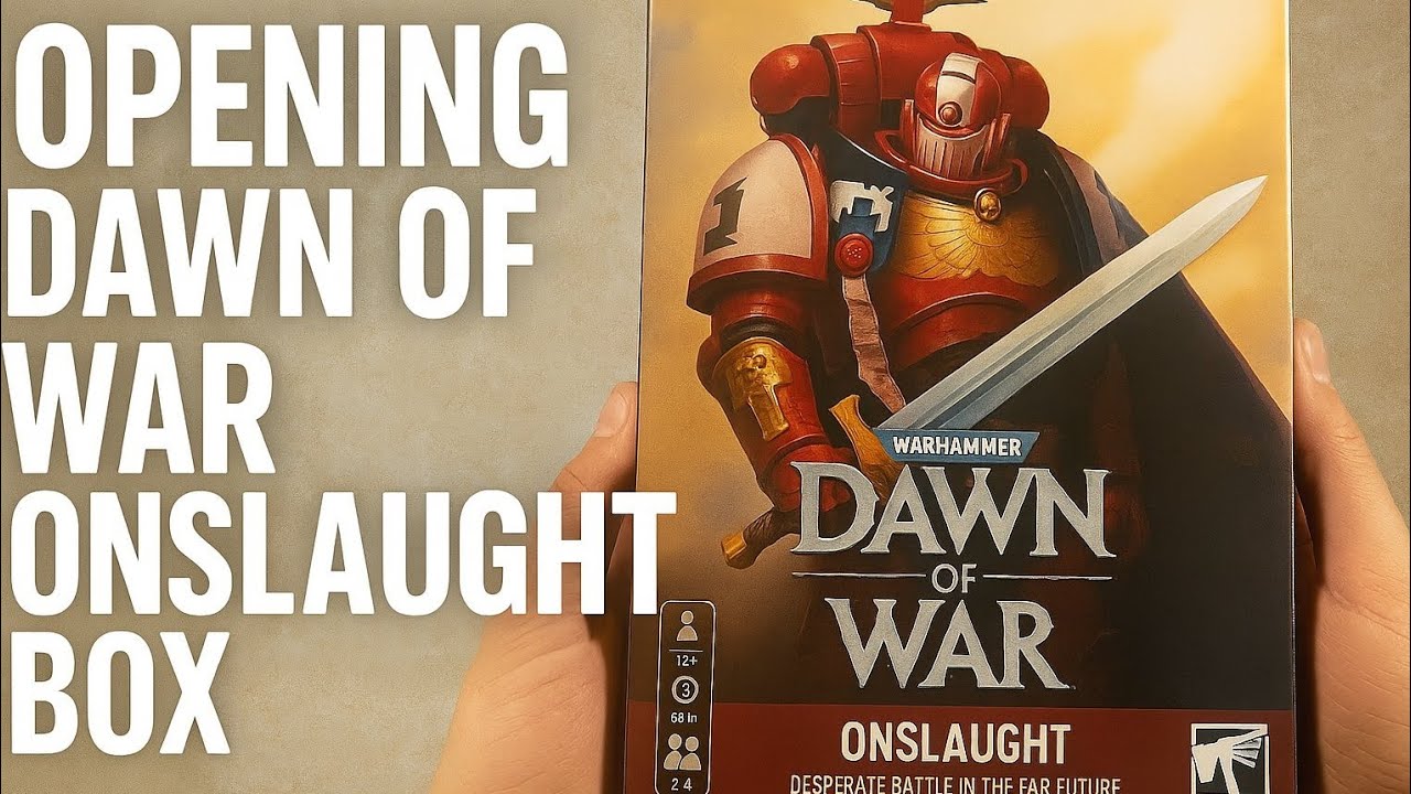 Opening up probably the best discount box Dawn of war onslaught and a surprise