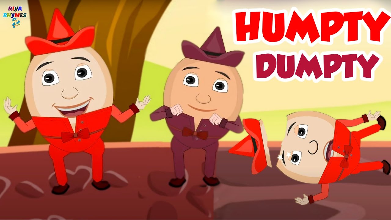 Humpty Dumpty Sat On A Wall | Nursery Rhyme & Kids Song | Learn From Your Mistakes ! #riya_rhymes