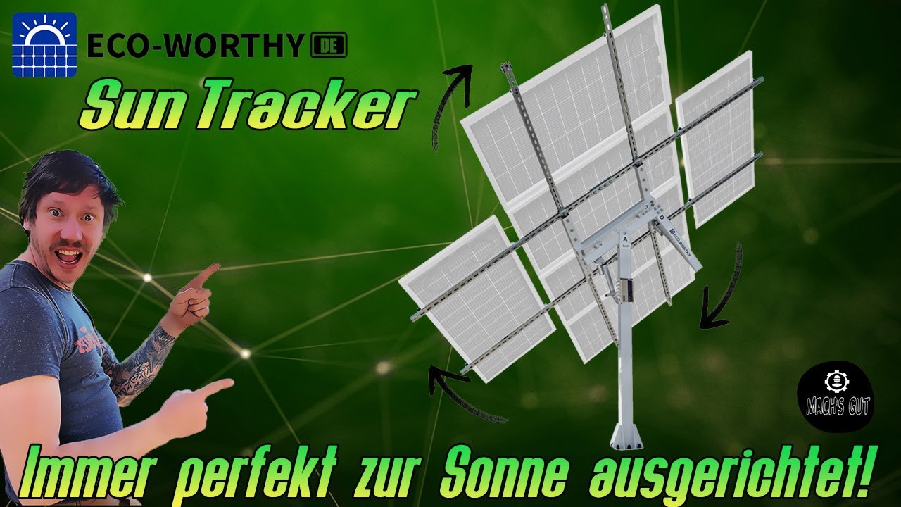 Eco-Worthy  Sun Tracker Pro - Immer perfekt zur Sonne ausgerichtet.