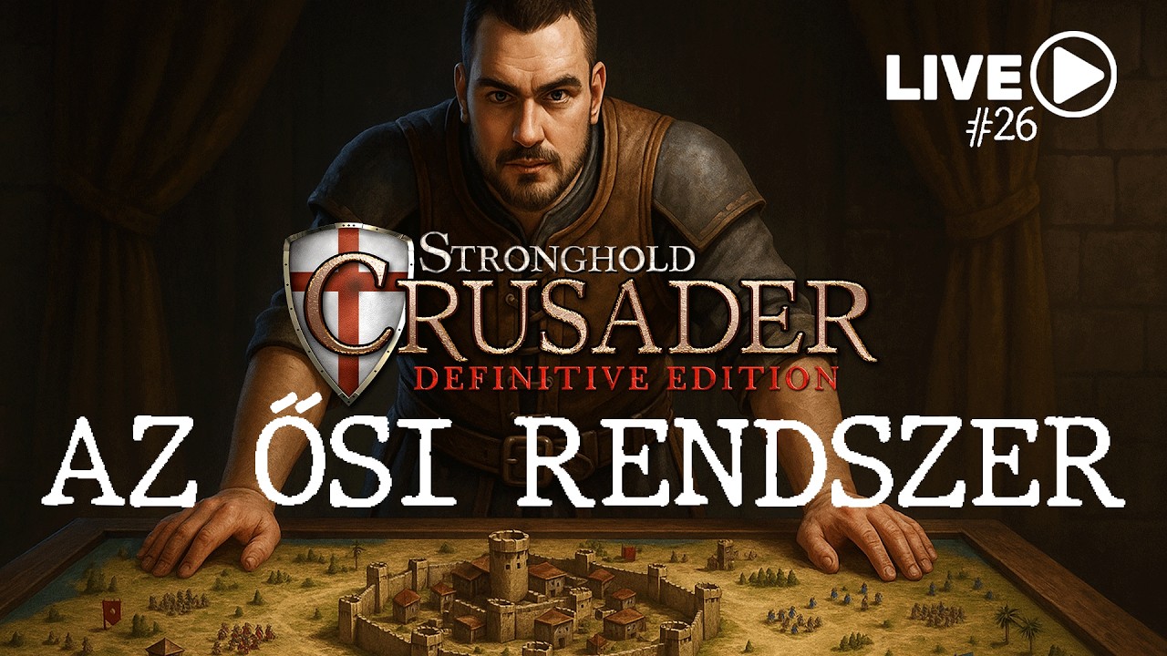🏰 Az ősi rendszer 🏰 | #stronghold #crusader #live #stream #streamer #magyar #strategy