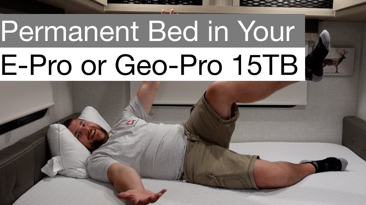 Full Size Bed in a Geo Pro or E-Pro 15TB!