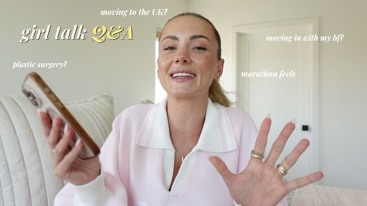 GIRL TALK Q&A | moving home? moving in with my bf? marathon nerves? opinions on running injuries?