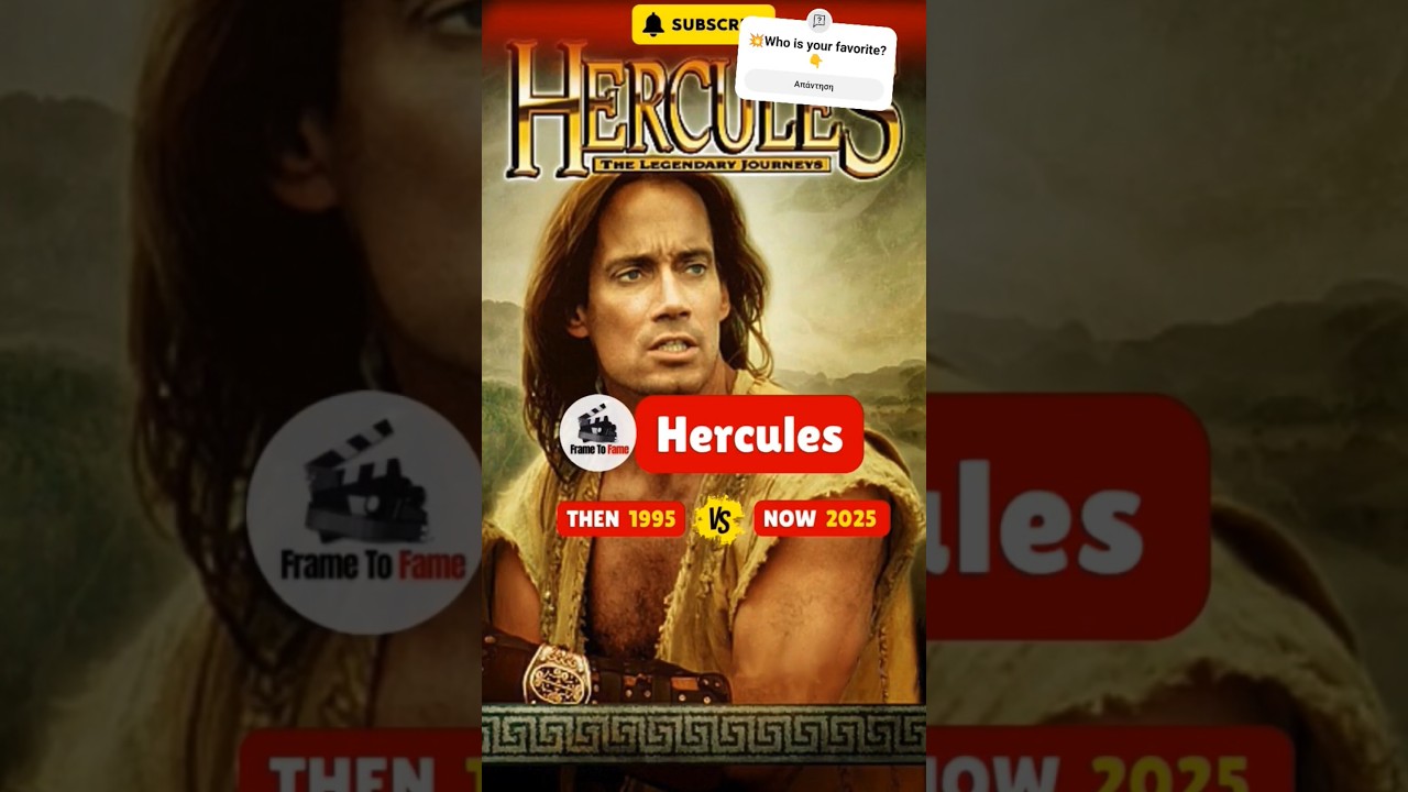 🎬 Hercules Cast &ndash; Then vs Now (1995&ndash;2025) 🎬 #shorts #tvshow #thenandnow #ytshorts