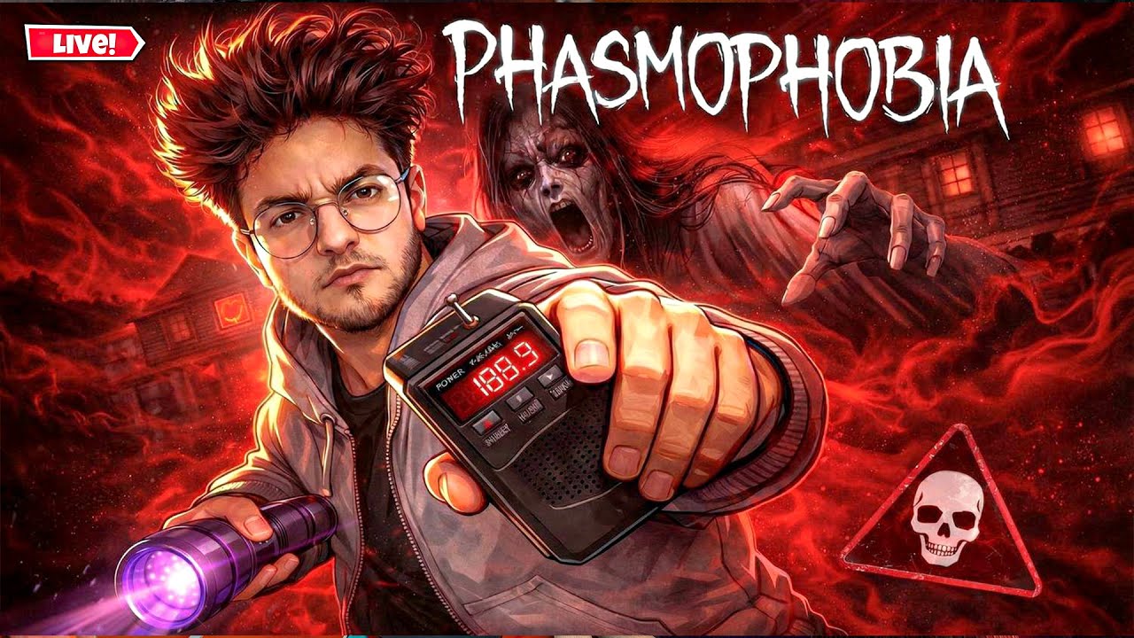 🔴LIVE! Ghost Busters At Your Service | Phasmophobia live | Shift At MidNight