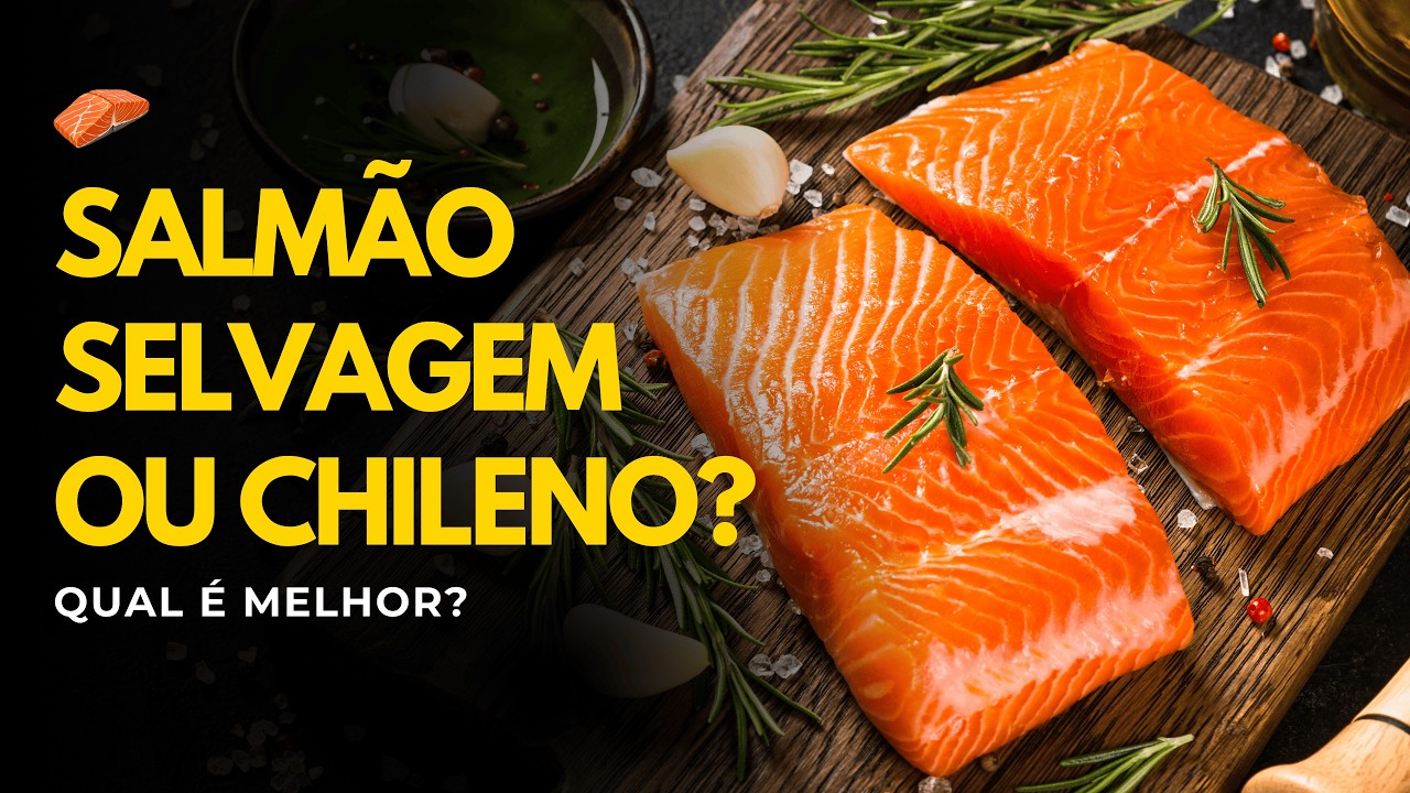 Salmão de cativeiro e o selvagem: diferenças