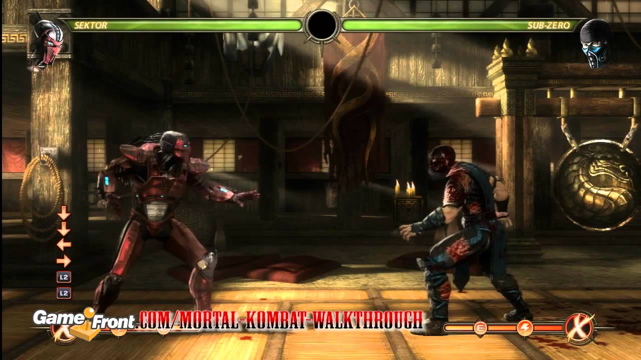 Mortal Kombat Walkthrough - Kombatant Strategy Guide - Sektor