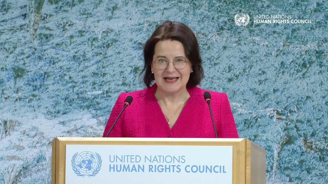 Estonia | Liisa-Ly Pakosta, Minister of Justice & Digital Affairs addresses UN Human Rights Council