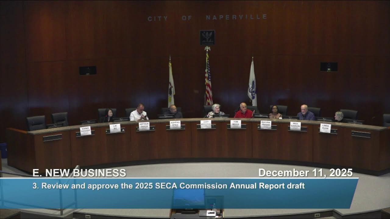 City of Naperville - SECA Commission - December 11, 2025