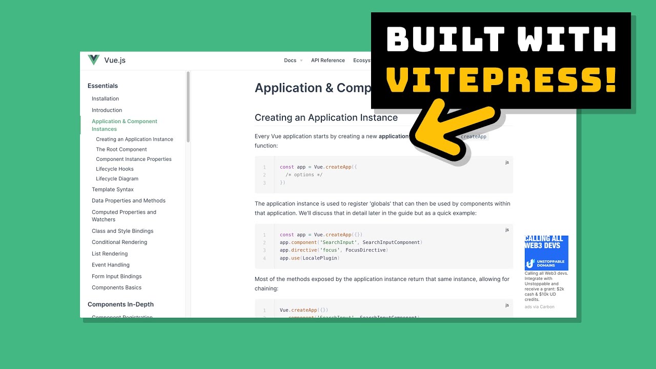 Easy Documentation with Vitepress - Vite's Static Site Generator