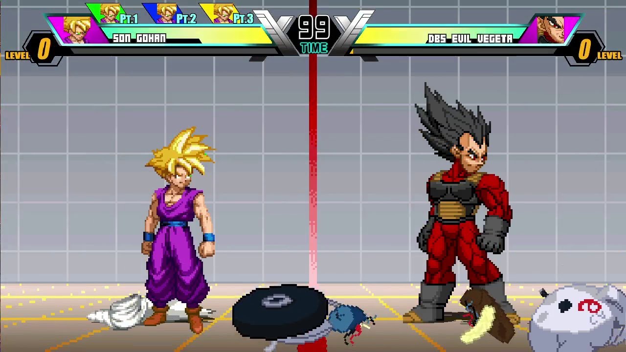 Teen Gohan vs Evil Vegeta | Awakened Potential vs Dark Pride | Jump Force Mugen V6