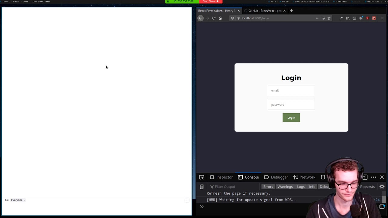 React Lesson - Permission Routing inspired by React Router