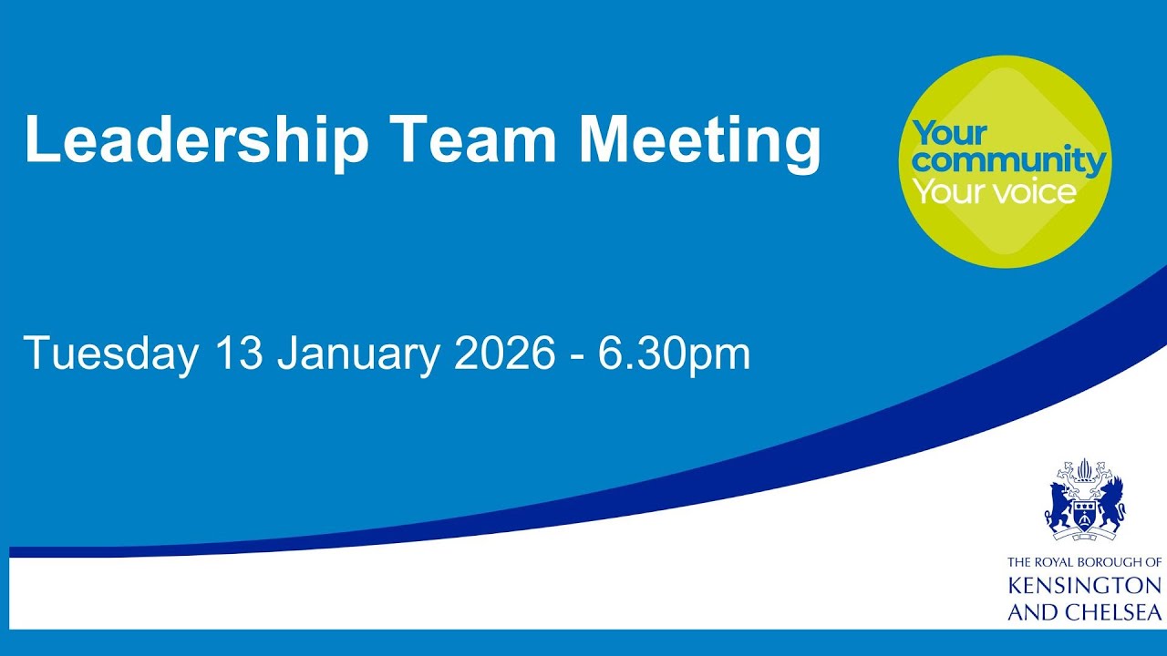 Leadership Team Meeting - 13 January 2025