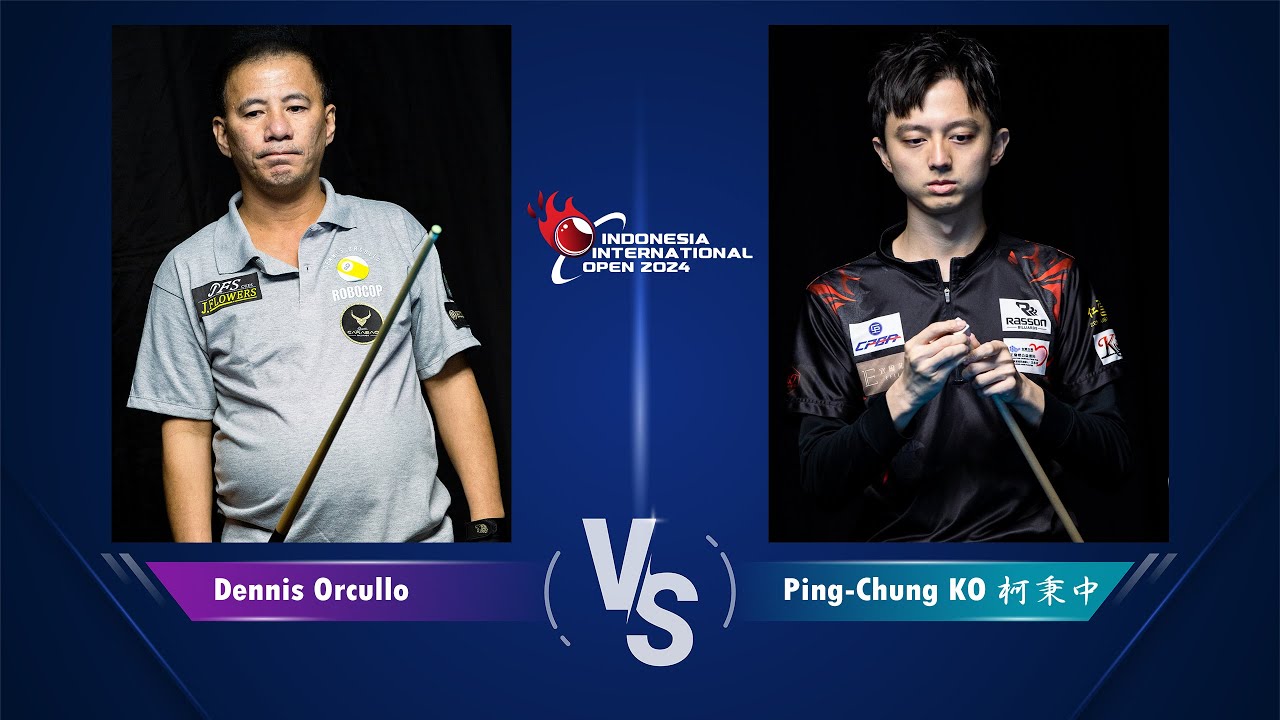 Dennis Orcollo vs Ping-Chung KO 柯秉中｜2024 Indonesia International Open 印尼國際公開賽