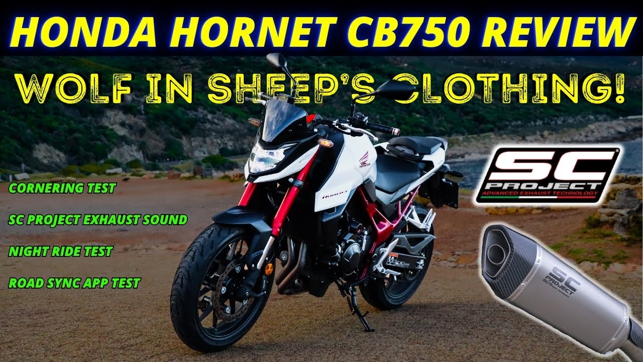 Обзор Honda Hornet CB750 — выхлопная система SC Project и квикшифтер! Приложение Road Sync и множ...