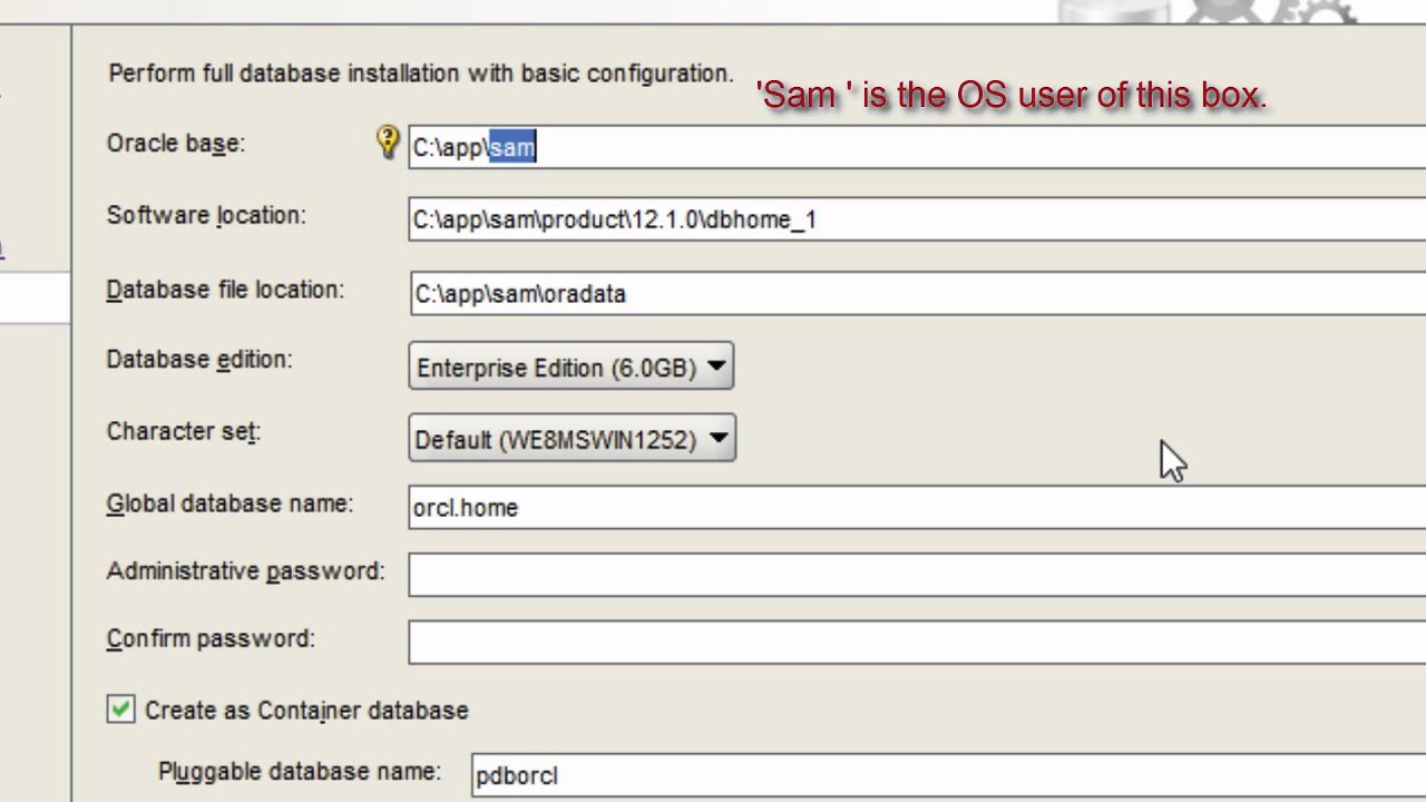 Oracle 12c Database - How to install Oracle 12c Database in Windows 10