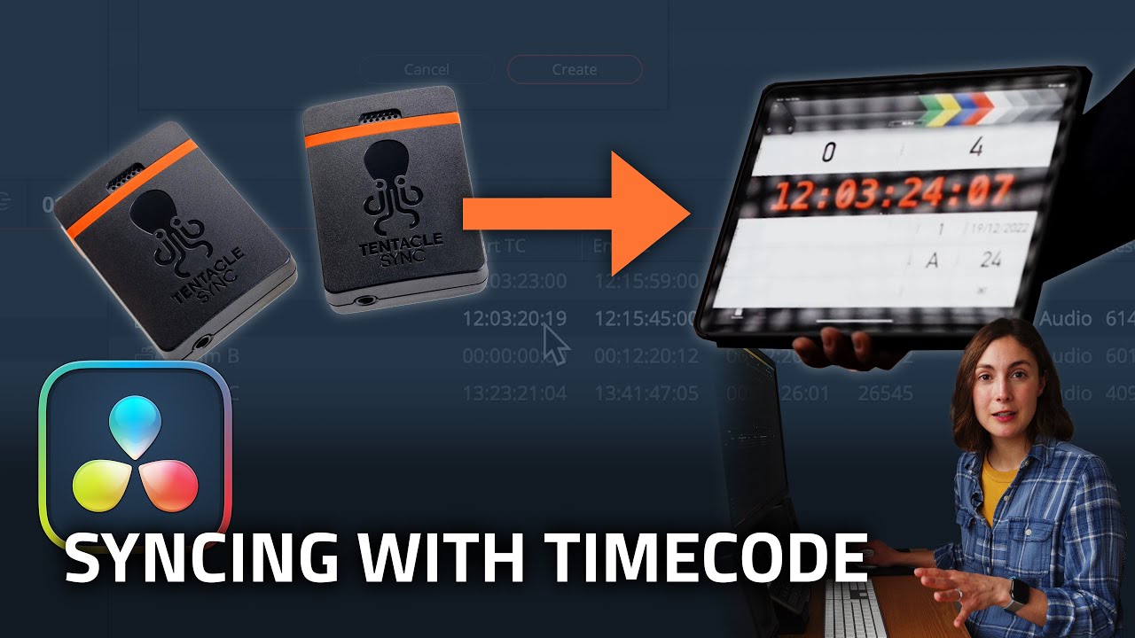 Как синхронизировать аудио и видео с помощью таймкода LTC &mdash; Tentacle Sync, Deity TC-1, Davinci Re...