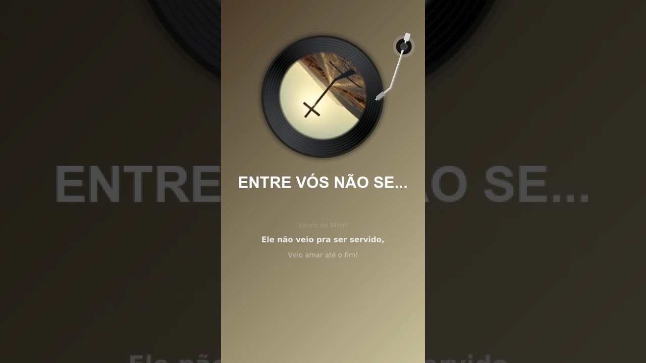 ENTRE VÓS NÃO SERÁ ASSIM QUARTA 4 #deustemumapalavrapravoce #christianmusic