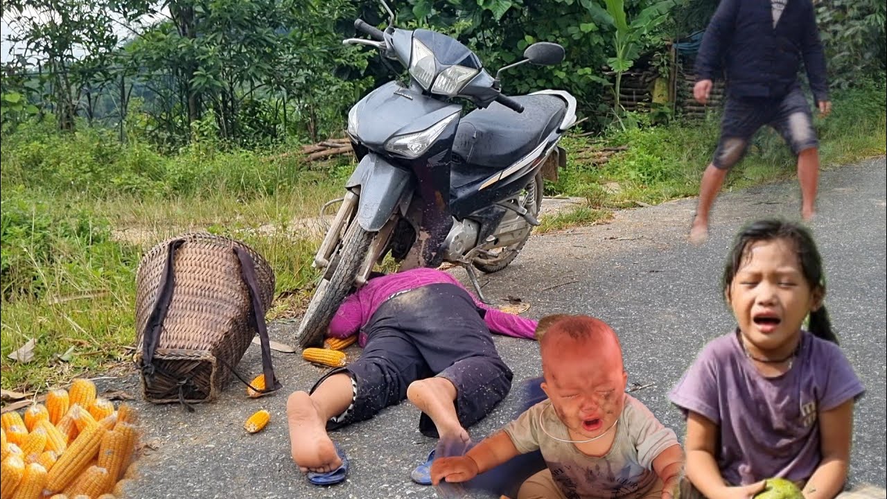 Single mother went to work away from home more than 40 kilometers, leaving 2 babies at home