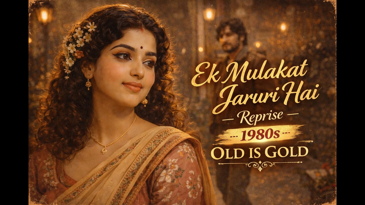 Ek Mulakat Jaruri Hai Reprise | 1980s Old Is Gold Romantic Classic | Retro Bollywood Vibes