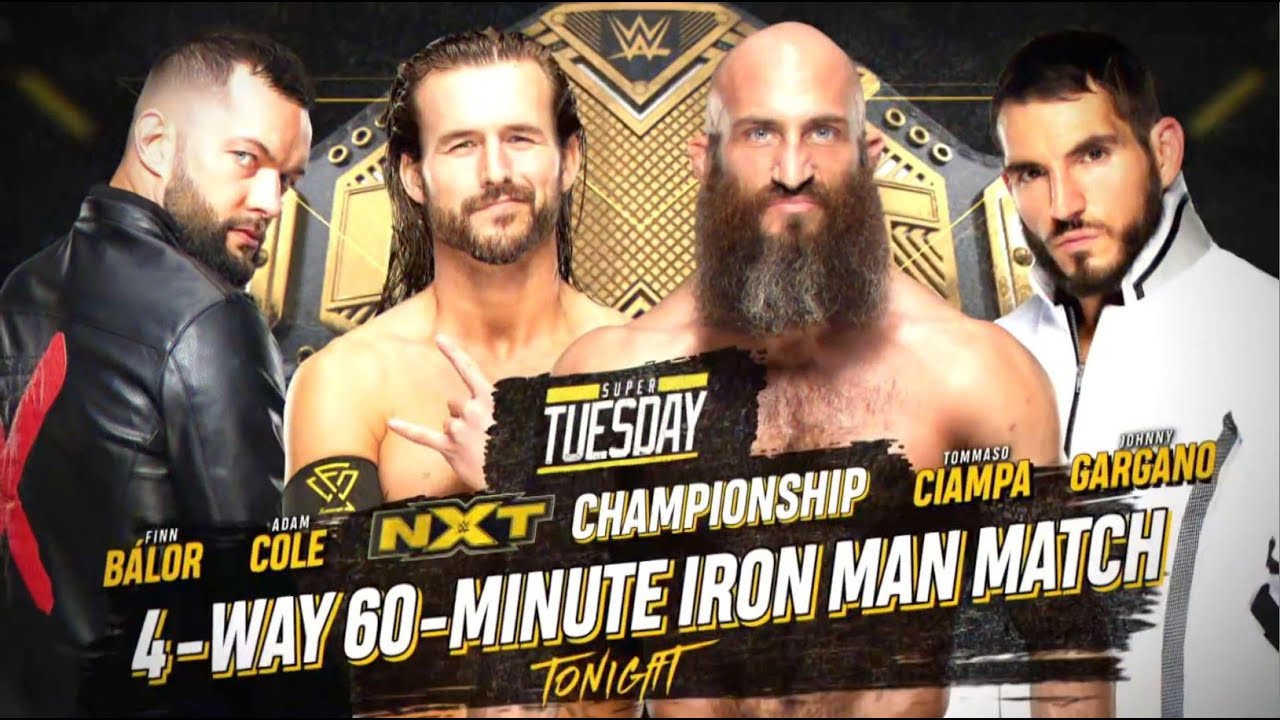 WWE NXT 09 01 2020 Fatal 4 Way Iron Man Match NXT Championship