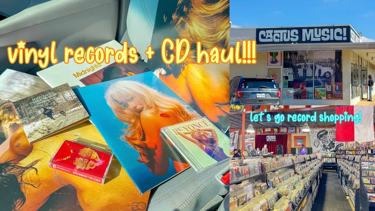 come record shopping with me! | vinyl record + CD haul