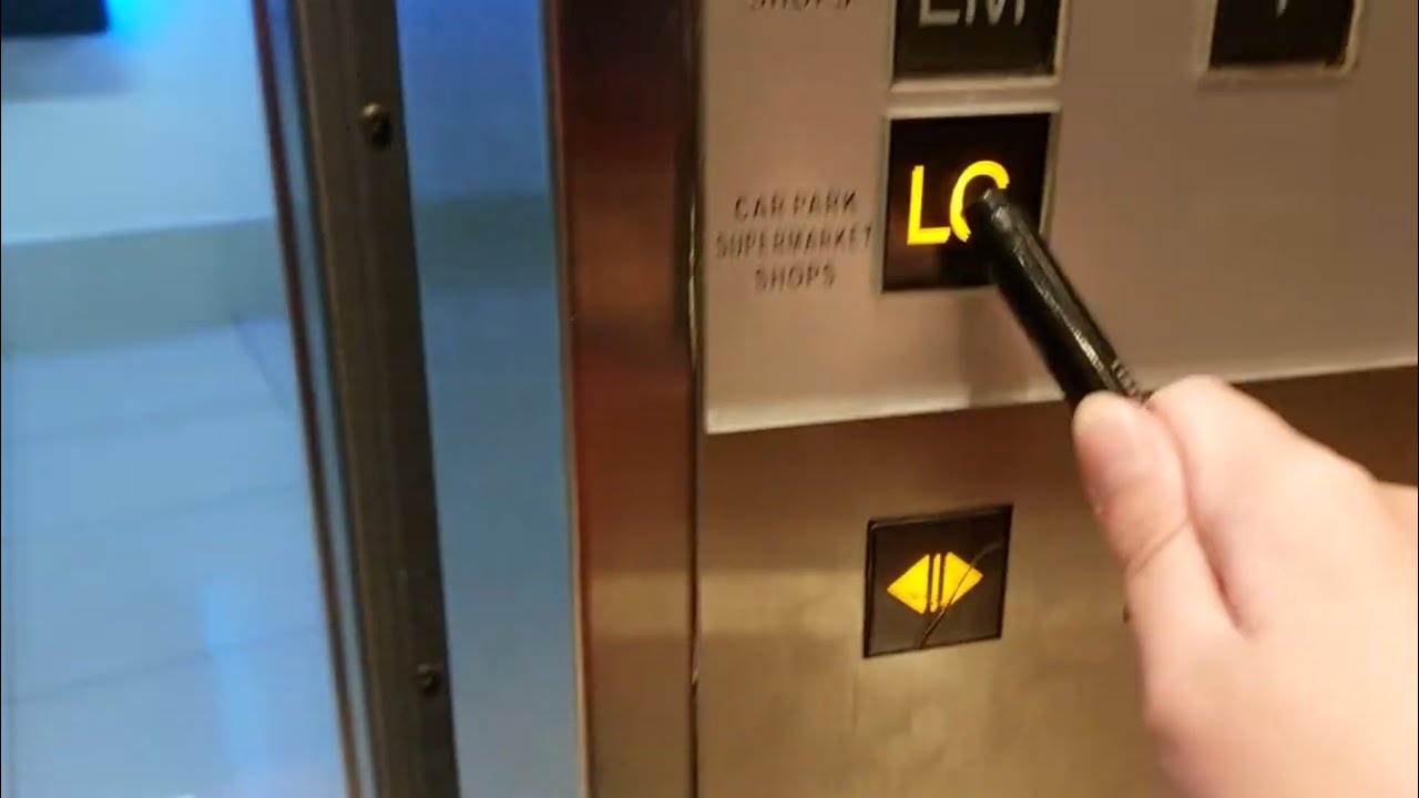 (South Zone) 4 Mitsubishi Elevators at Queensbay Mall, Bayan Lepas, Penang, Malaysia 