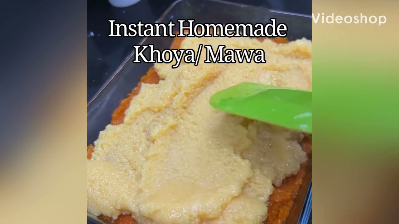 Microwave Instant khoya/Mawa made with double cream #khoya #mawa