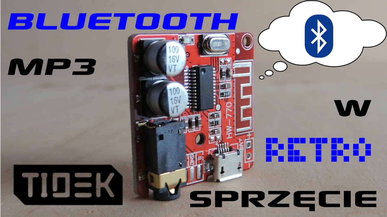 Modyfikacja retro-wieży. MODUŁ BLUETOOTH