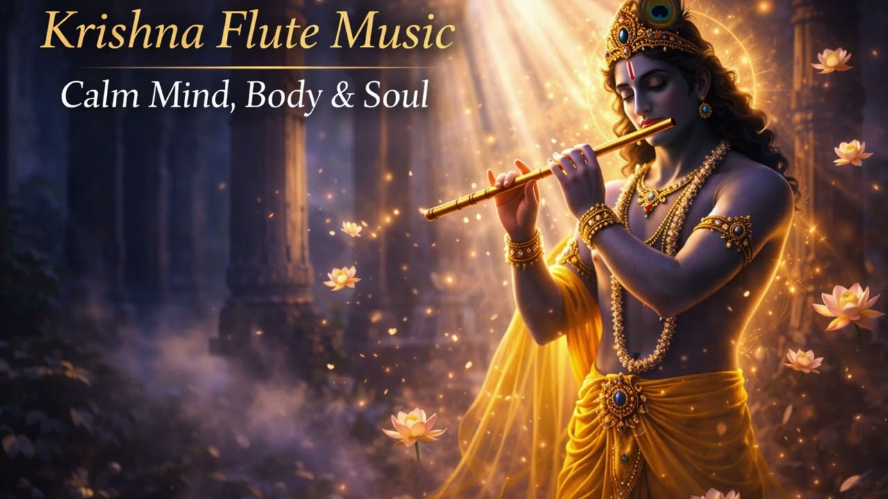 krishna flute music for anxiety relief | calm & healing soundscalming