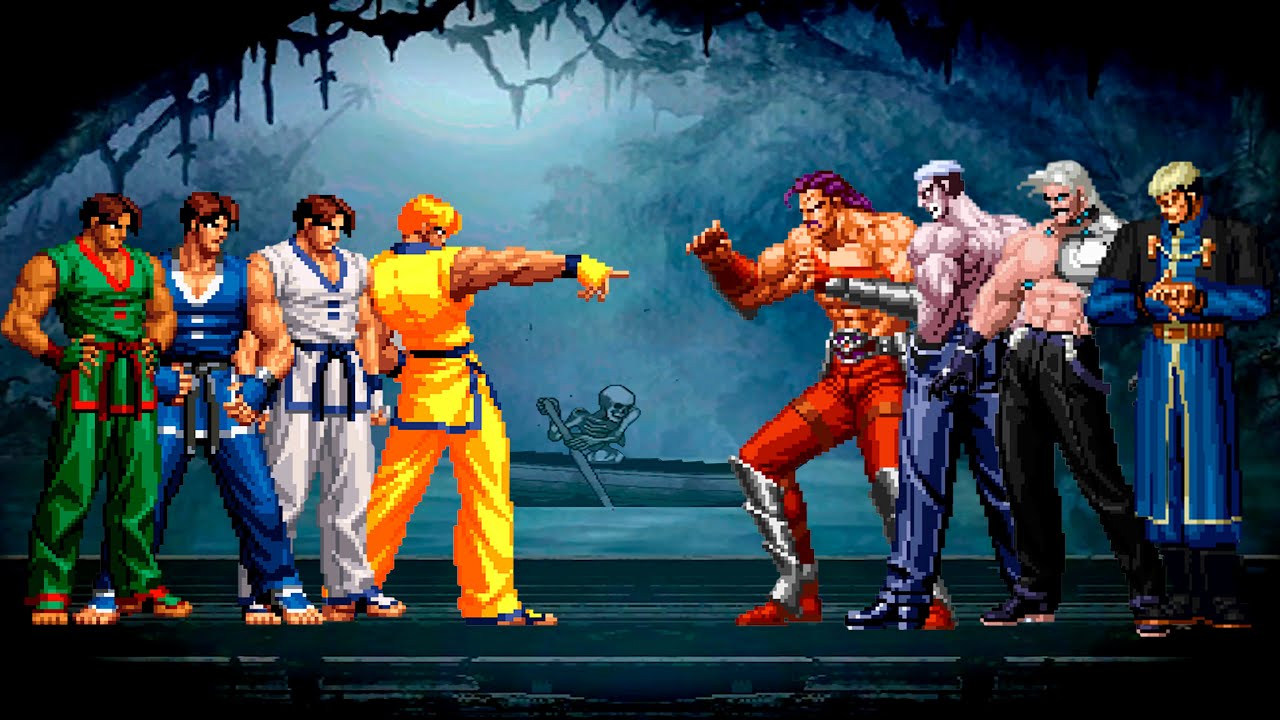 [KOF Mugen] Kim Kaphwan Team vs KOF Bosses Team