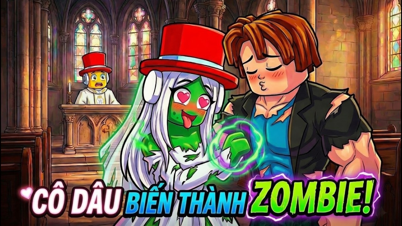 CÔ ẤY BIẾN THÀNH ZOMBIE VÀO NGÀY CƯỚI! 😱🔥