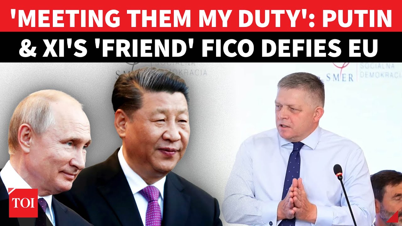 'YOU CAN'T BOSS SLOVAKIA!': Putin & Xi's 'Friend'&nbsp;Blasts European Left For&nbsp;'Jealousy' | Watch