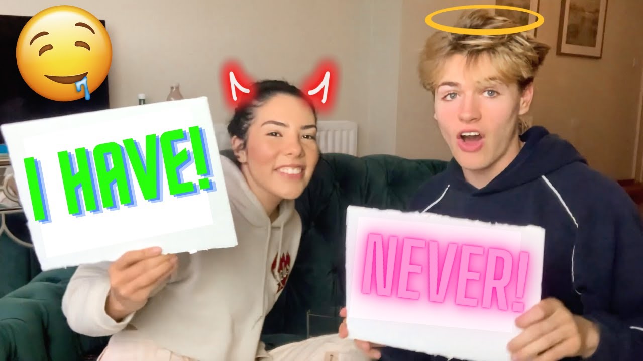 Never Have I Ever With My Boyfriend! *our FIRST TIME playing* | Andrea & Lewis