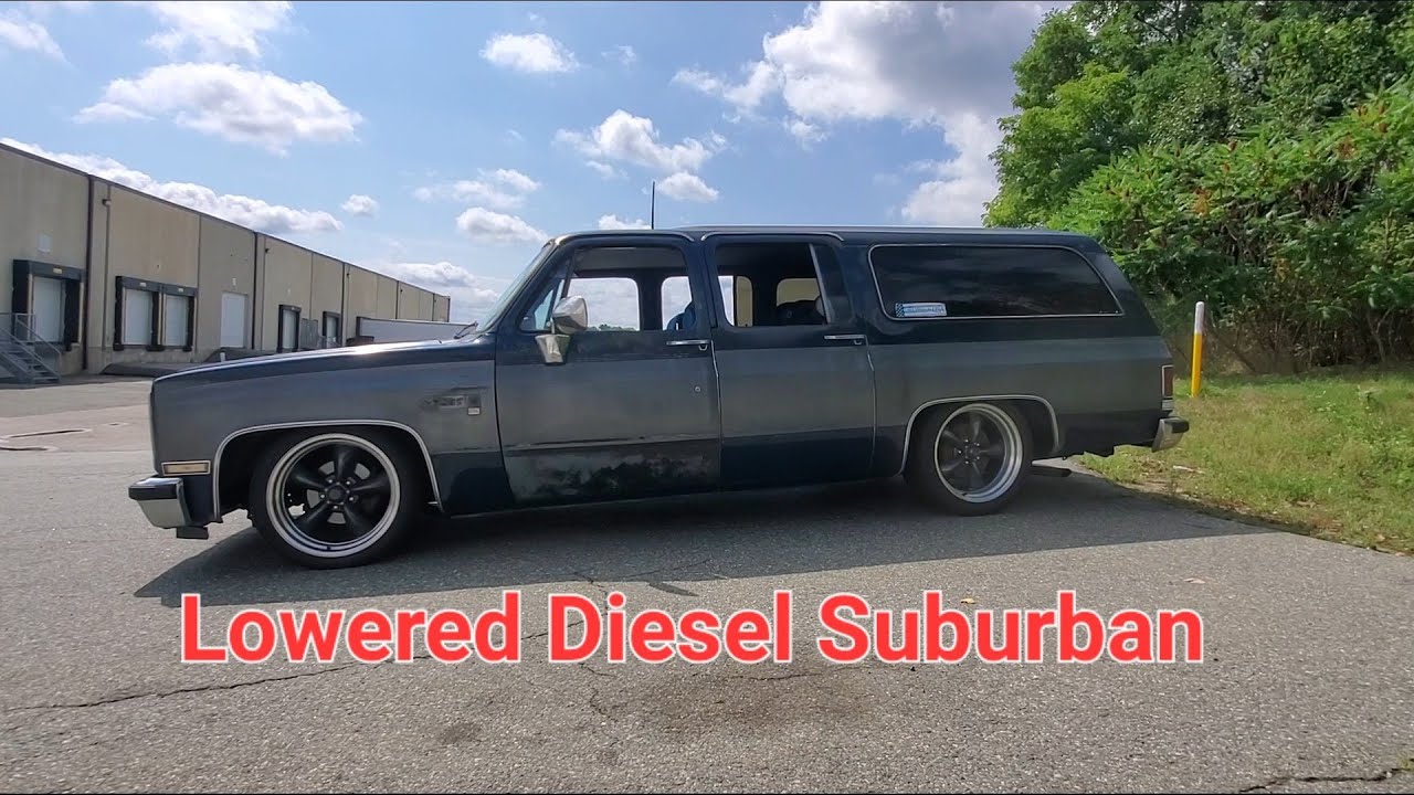 Aftermath of lowering a squarebody