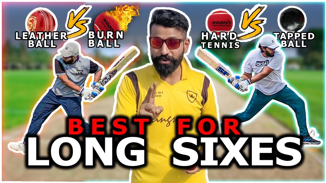 Leather ball vs Hard tennis ball 🔥(all variations) | 💥Longest Six💥 challenges | Shocking Results 😱