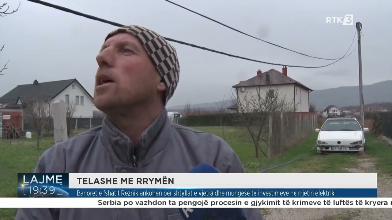 Banorët e fshatit Reznik ankohen për shtyllat e vjetra e mungesë të investimeve në rrjetin elektrik